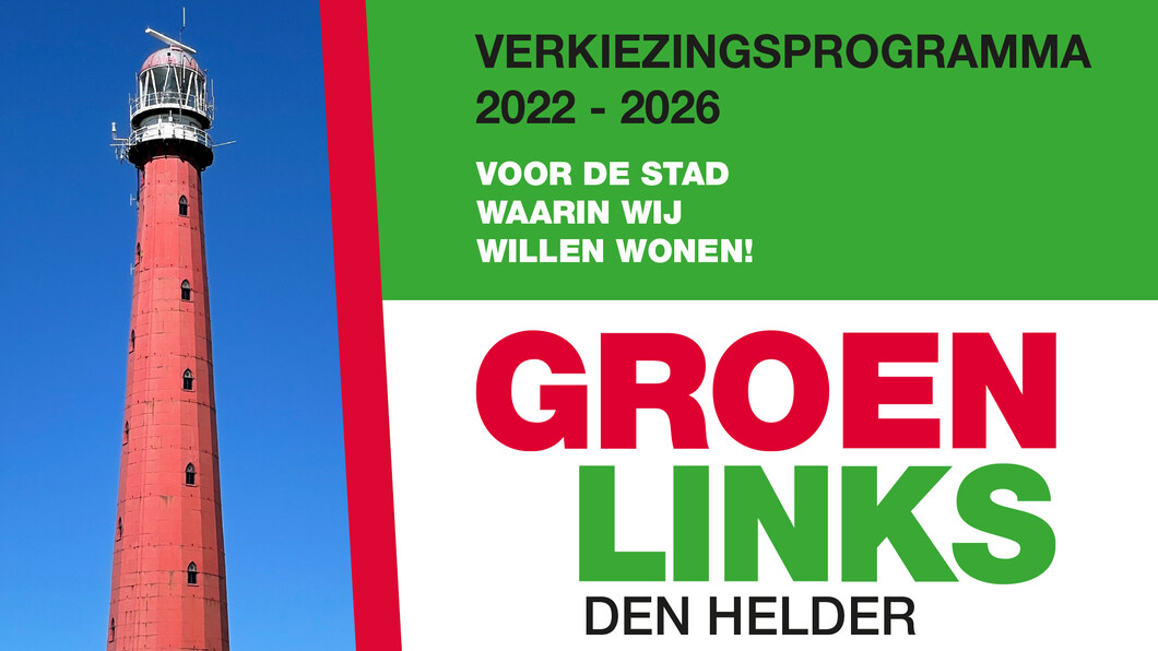 Verkiezingsprogramma GroenLinks Den Helder 2022-2026