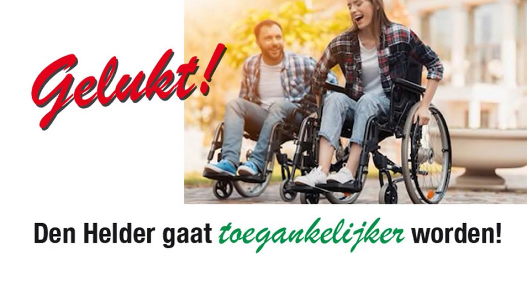 Blij met een enorme stap / rol naar betere toegankelijkheid!