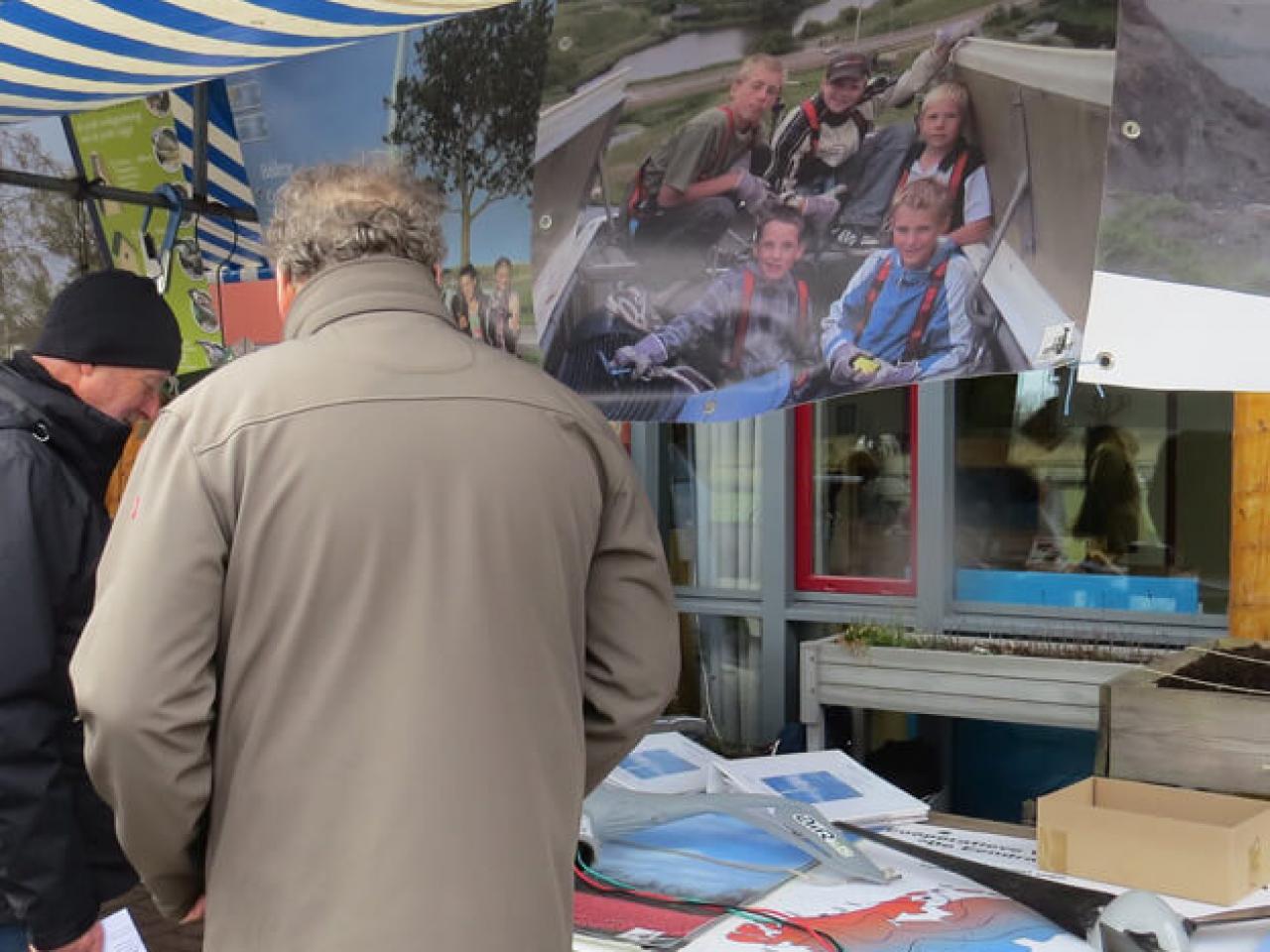 Fred van Vliet stond er met een kraam over de energietransitie